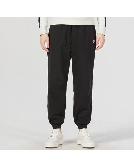 PUMA Black Downtown Pride Sweatpants Tr Logo Pants for men