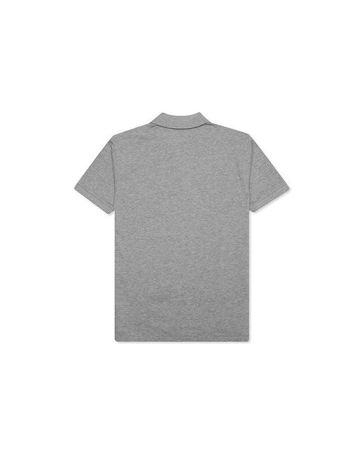 COMME DES GARÇONS PLAY Gray Polo Emblem for men