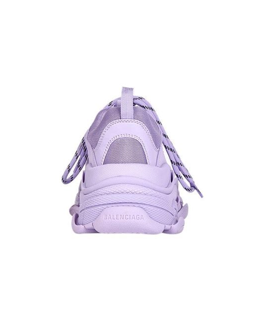 Balenciaga Purple (Wmns) Triple S Sneakers