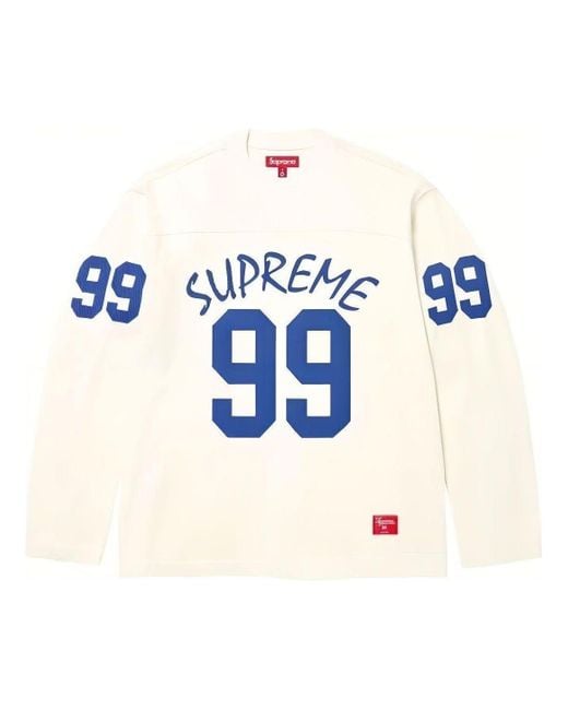 Supreme Blue 99 L/S Football T-Shirt '' for men