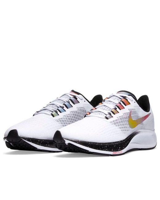 Nike White Air Zoom Pegasus 37 'Paint Splatter' for men