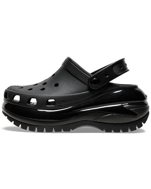CROCSTM Black Mega Crush Clog for men