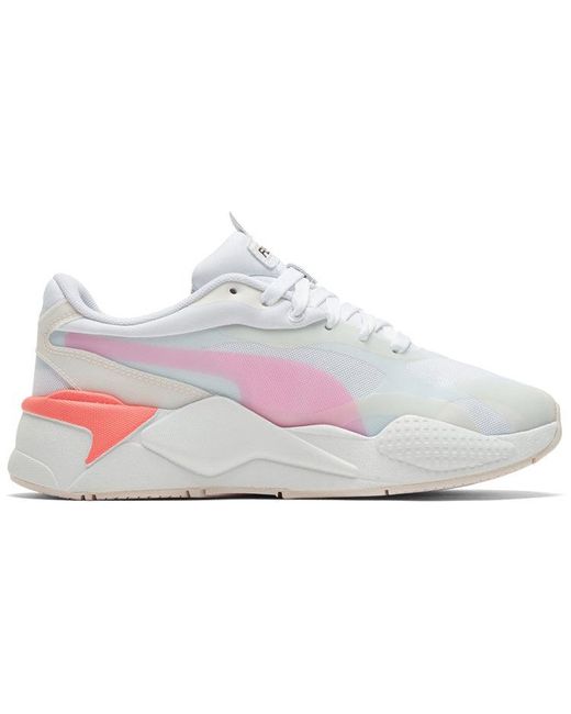 PUMA White (Wmns) Rs-X3 Plas_Tech 'Rosewater'