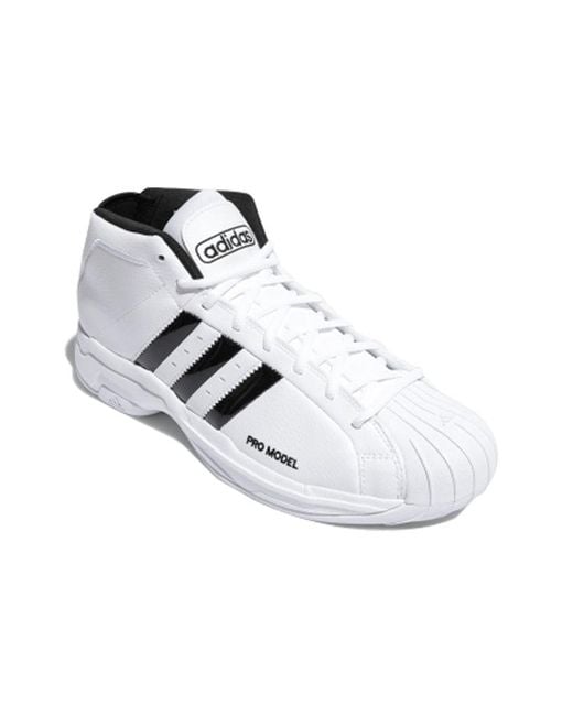 Adidas White Pro Model 2G for men