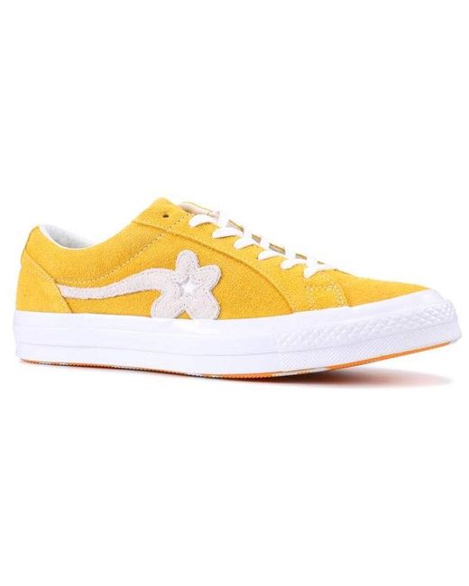 Converse Yellow Golf Le Fleur X One Star Ox 'Solar Power' for men