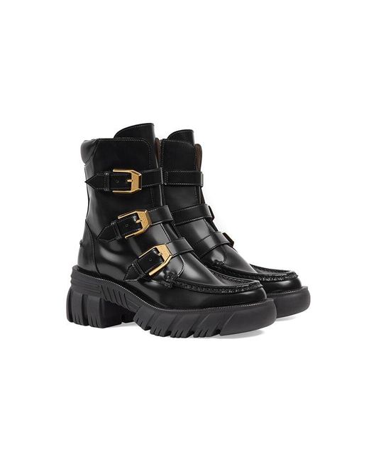 Gucci Black (Wmns) Leather Ankle Boots