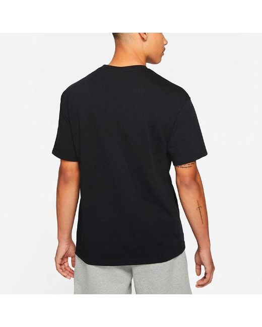 Nike Black X Stussy Crossover Round Neck Pullover T-Shirt Asia Sizing for men