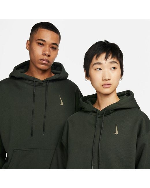 Nike Green X Billie Eilish Fleece Hoodie 'Sequoia Mushroom' for men