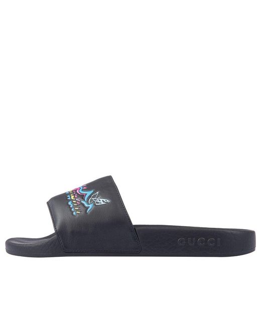 Gucci Blue Pursuit Slide 'Hawaii for men