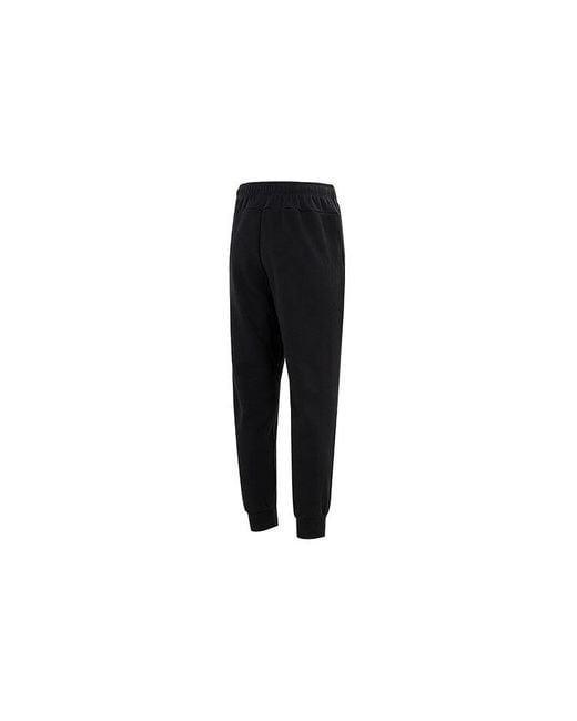 Adidas Black Sl Ft Tc Pt Logo Knit Sports Bundle Feet Long Pants/Trousers for men