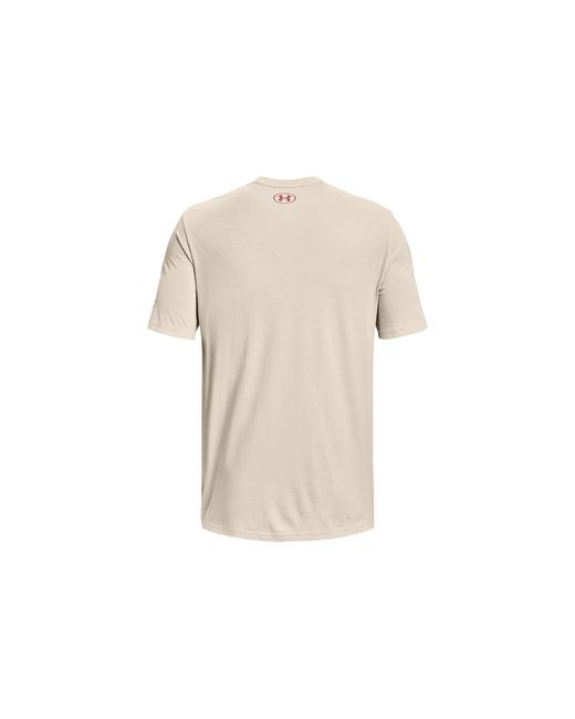 Under Armour Pink Project Rock Brahma Bull Short Sleeve T-Shirt for men