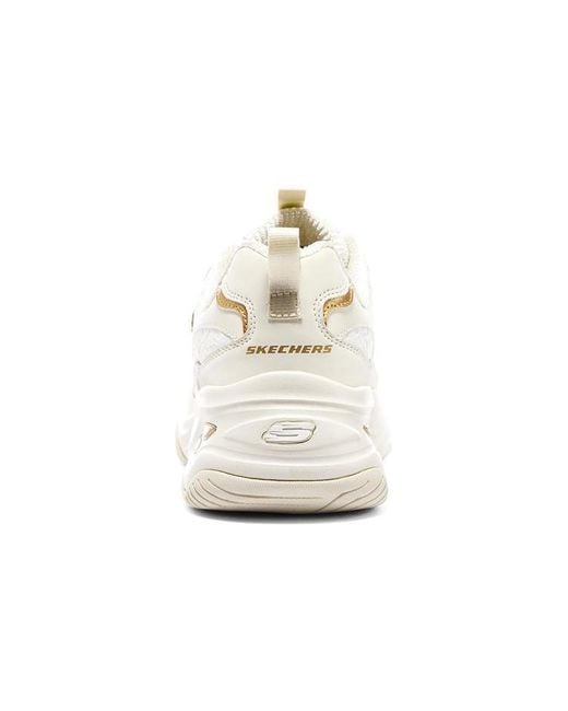 Skechers White (Wmns) D'Lites 4.0