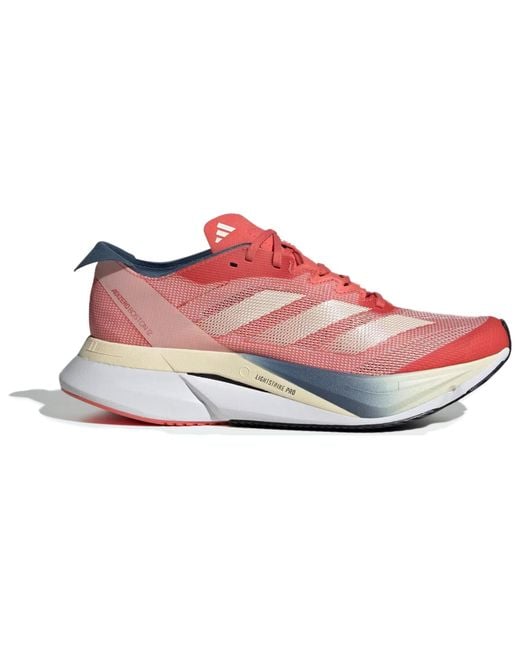 Adidas Red (Wmns) Adizero Boston 12 'Preloved Scarlet Ink'