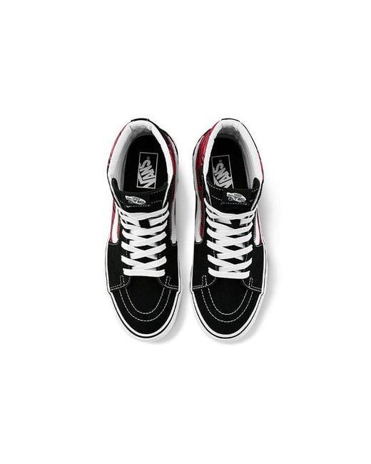 Vans Red Sk8-Hi Retro Casual Skate Shoes