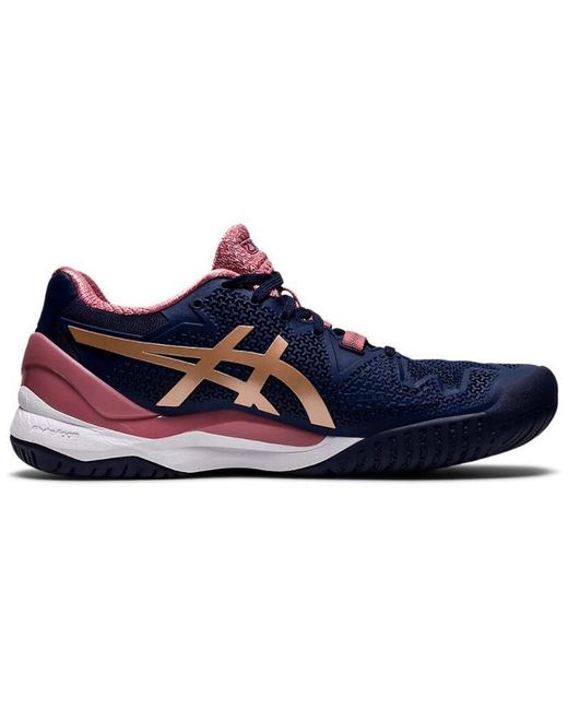 Asics Blue (Wmns) Gel-Resolution 8 'Peacoat Rose'