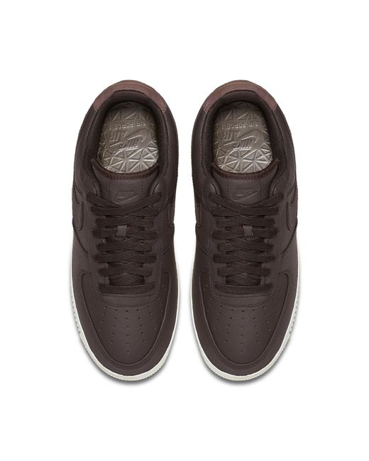 Nike Brown Air Force 1 Low 'Velvet' for men
