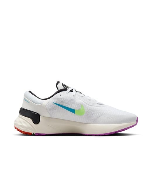 Nike White Renew Run 4 Se Neon' for men