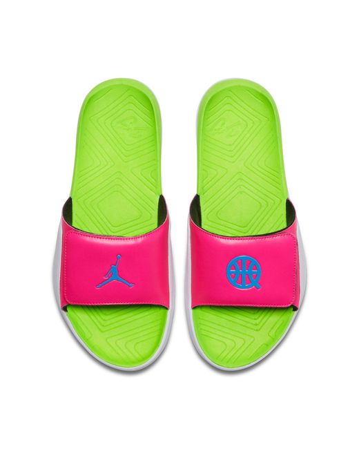 Nike Green Hydro 7 Slide Quai 54 for men