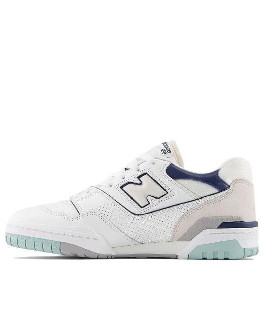 New Balance White 550 Winter Fog' for men