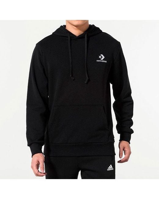 Converse Black Star Chevron Embroidered Pullover Sweatshirt for men