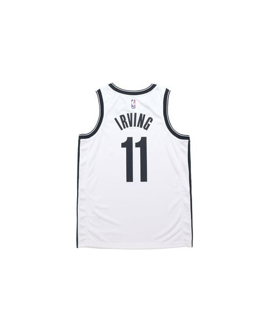 Nike Blue Nba Sw Fan Edition Brooklyn Nets Kyrie Irving 11 Basketball Sports Jersey for men