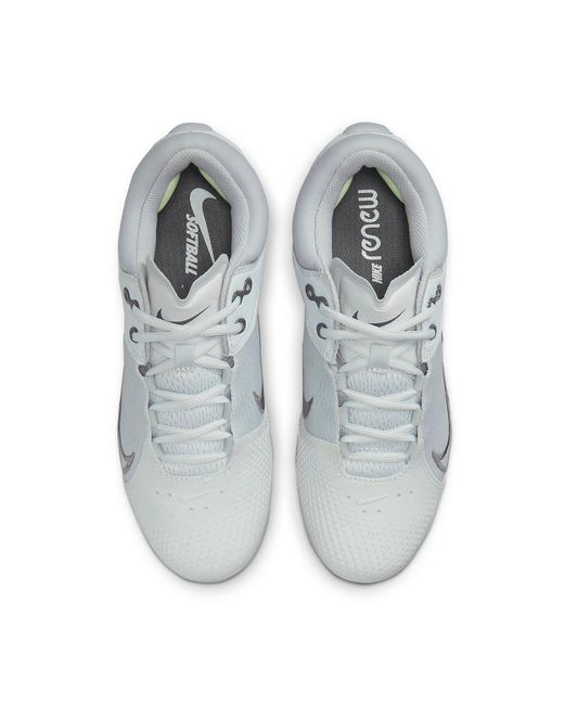 Nike Gray (Wmns) Hyperdiamond 4 Elite 'Pure Platinum Wolf'