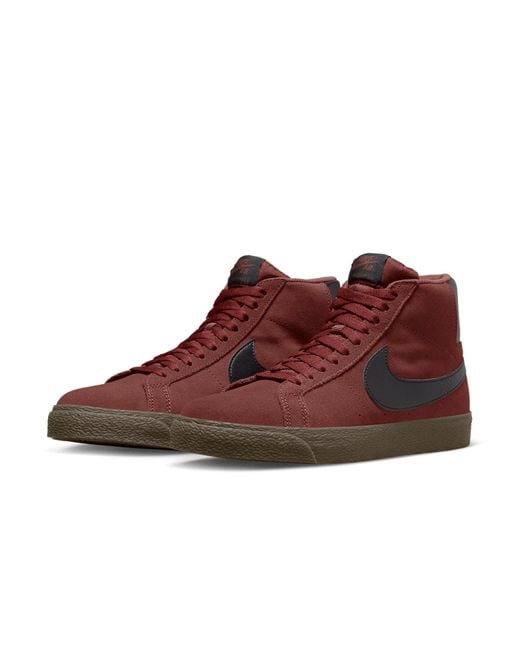 Nike Brown Zoom Blazer Mid Sb 'Oxen' for men