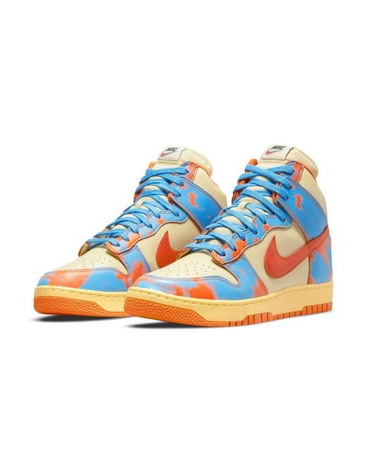 Nike Blue Dunk High 1985 Acid Wash' for men