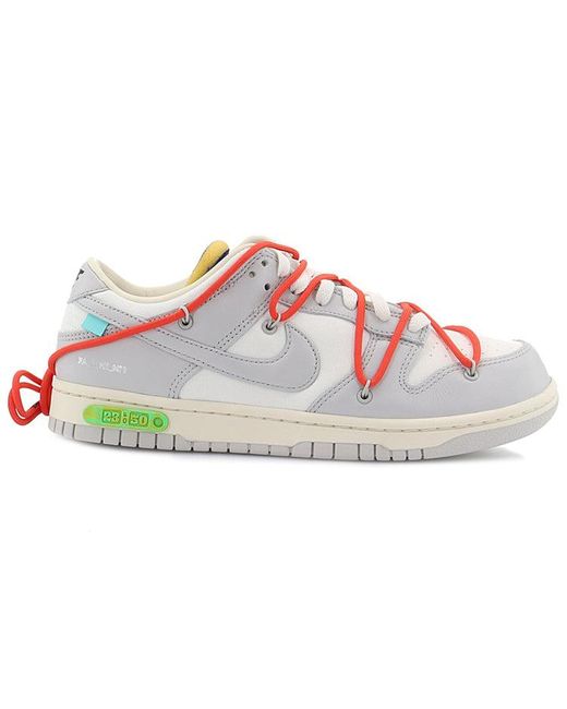 Nike Blue X Off- Dunk Low 'Lot 23 Of 50' for men