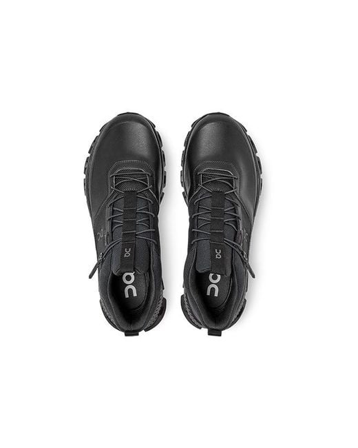On Shoes Black Cloud Hi Waterproof for men