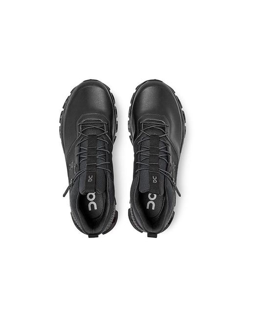 On Shoes Black Cloud Hi Waterproof for men