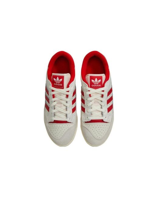 Adidas White Centennial 85 Low Shoes for men