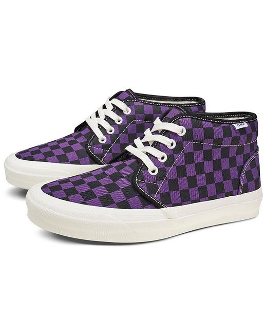 Vans Blue Og Chukka Lx 'Checkerboard for men