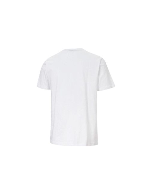 PUMA White Flock Graphic T-Shirt for men