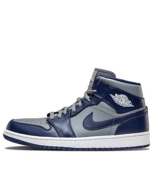 Nike Blue 1 Mid 'Georgetown' for men