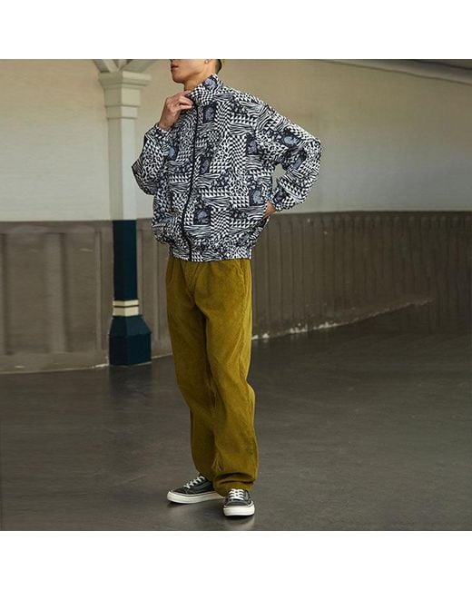 Vans Black Ss22 Grid Full Print Jacket Couple Style for men