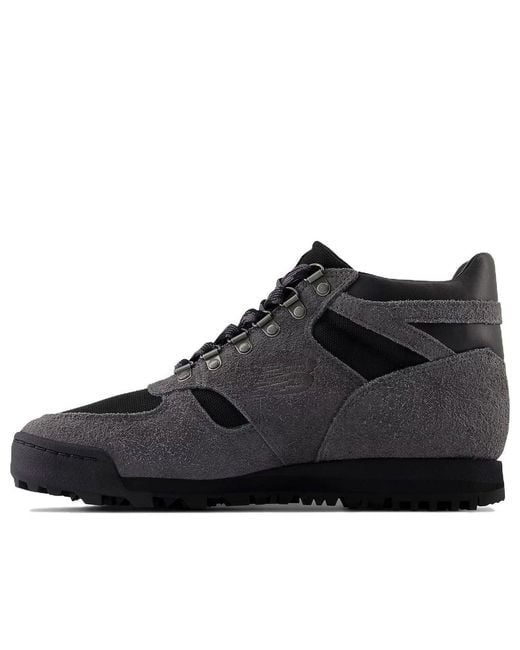 New Balance Black Rainier Low Shoes 'Magnet' for men
