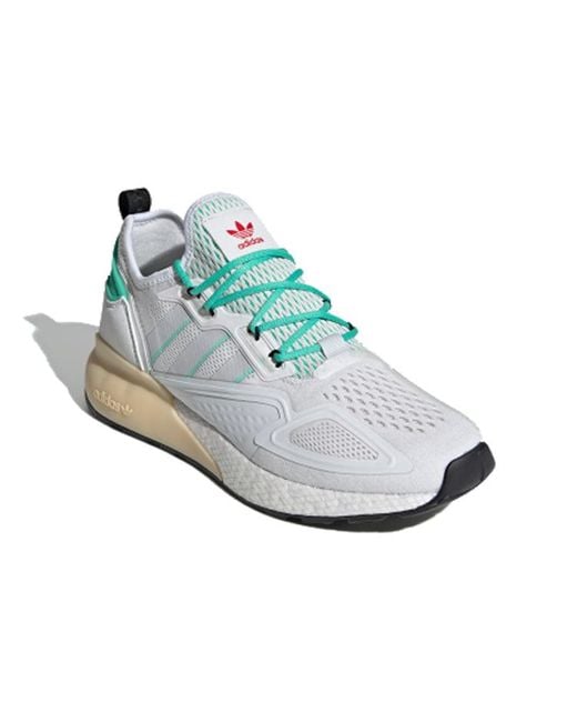 Adidas Blue Zx 2K Boost Hi-Res' for men