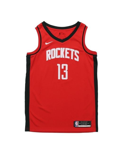 Nike Red Nba Houston Rockets Swingman Edition Jersey 'James Harden' for men