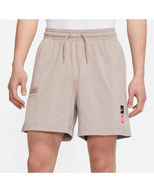 Nike Purple Kd Durant Sports Training Knit Basketball Shorts for men