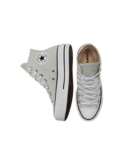 Converse Gray (Wmns) Chuck Taylor All Star Lift Platform High 'Light'