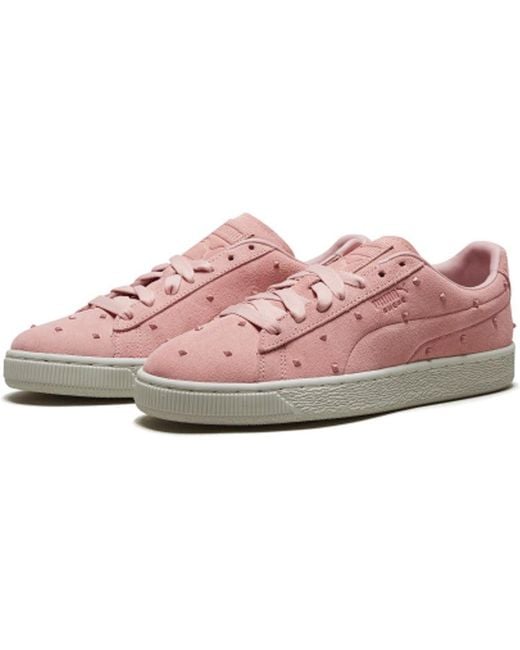 PUMA Pink (Wmns) Suede Studs Buty Sportowear