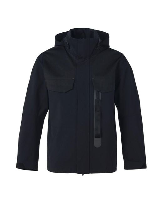 Nike Blue Sportswear Tech Pack Sports Storage Simple Hooded Jacket for men