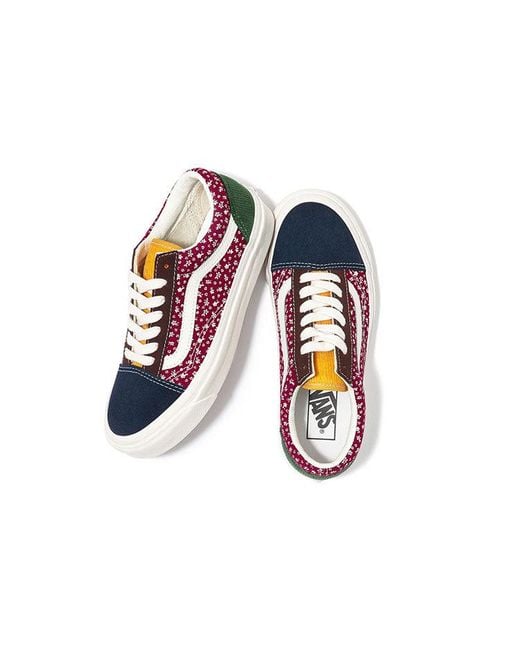 Vans Red Style 36 Lightweight Cozy Skateboarding Shoes for men