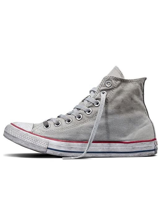 Converse Gray Chuck Taylor All Star Canvas Smoke High Top for men