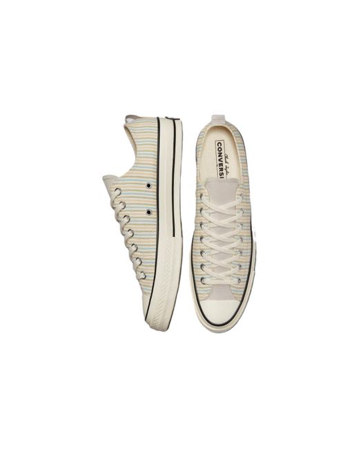 Converse White Chuck 70 Low 'Pecan Stripes' for men