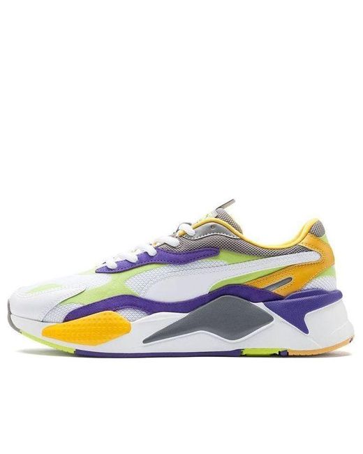 PUMA Blue Rs-X3 Level-Up 'Limepunch' for men