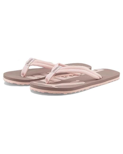 PUMA Pink Epic Flip V2 Sandal 'Quail Chalk' for men