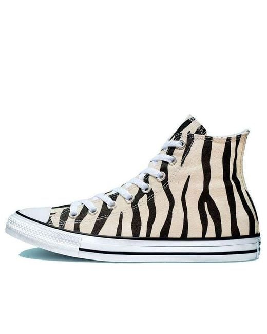 Converse Black Chuck Taylor All Star High 'Zebra Stripe' for men