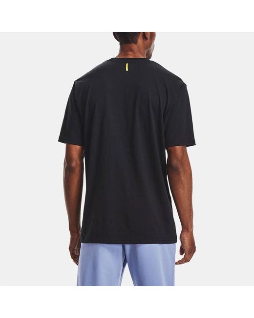 Under Armour Black Outdoor Athleisure Casual Sports Short Sleeve for men
